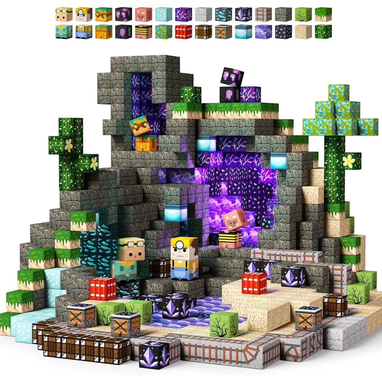 Pixeltopia™ | Univers de Construction Magnétiques pour Enfants
