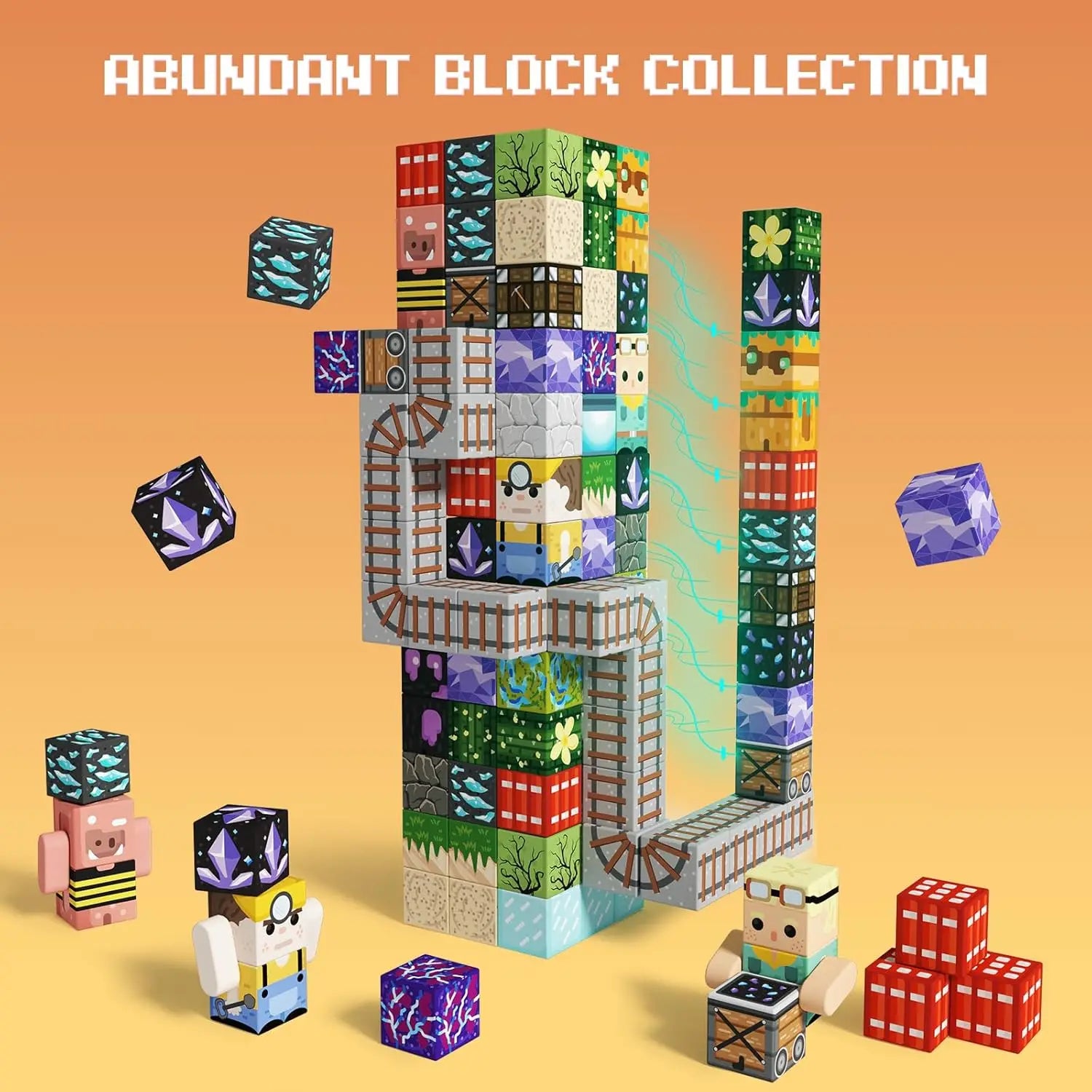 Pixeltopia™ | Univers de Construction Magnétiques pour Enfants