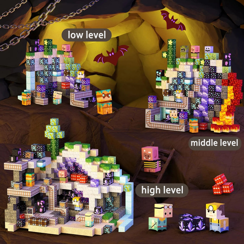 Pixeltopia™ | Univers de Construction Magnétiques pour Enfants